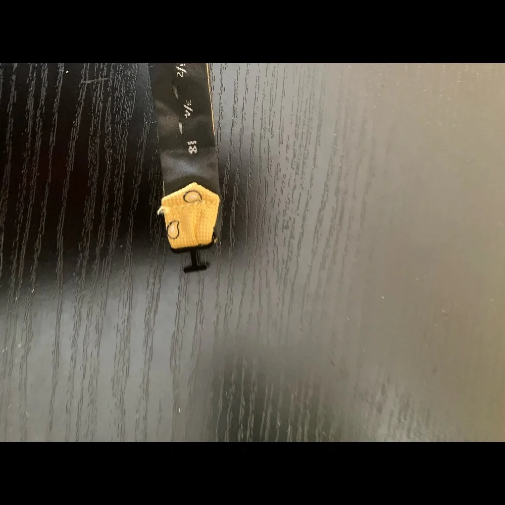 COPY - TOMMY HILFIGER (Yellow, gray and blue) BOW TIE - Picture 2 of 10